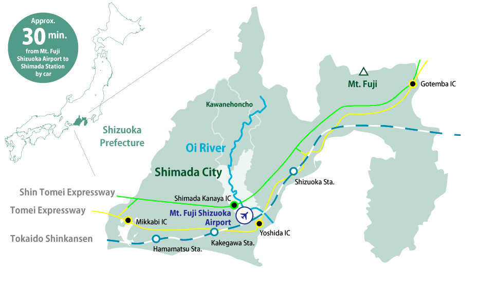 Map of Oigawa
